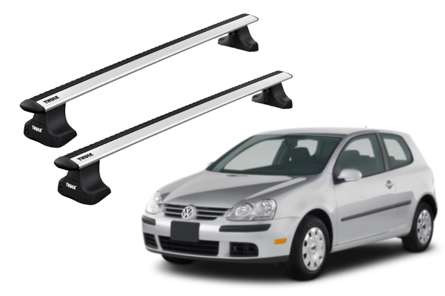 Barras THULE WingBar para autos VOLKSWAGEN Golf 2004 a 2007