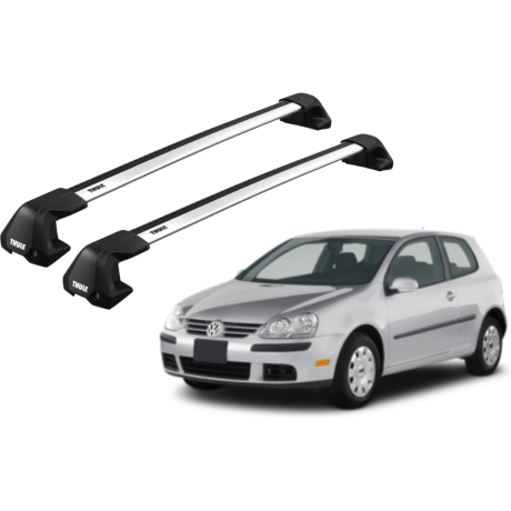 Barras THULE EDGE Flush para autos VOLKSWAGEN Golf 2004 a 2007