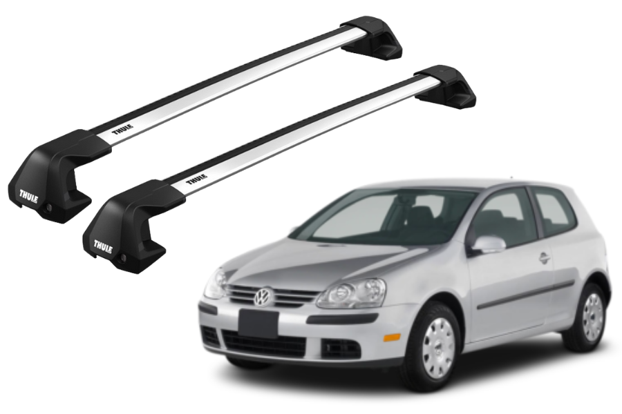 Barras THULE EDGE Flush para autos VOLKSWAGEN Golf 2004 a 2007