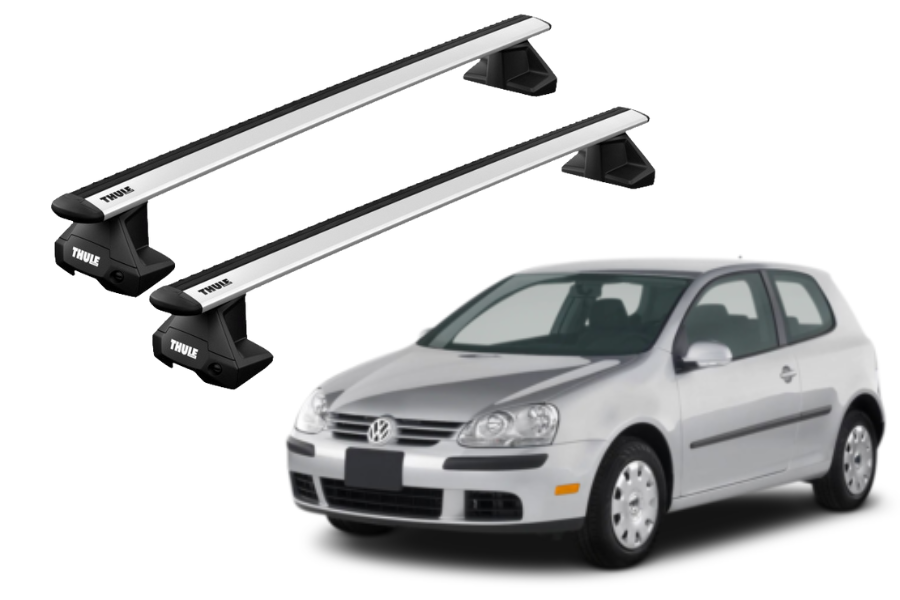 Barras THULE EVO WingBar para autos VOLKSWAGEN Golf 2004 a 2007