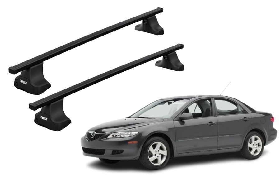 Barras THULE SquareBar para autos MAZDA 6 2002 a 2007