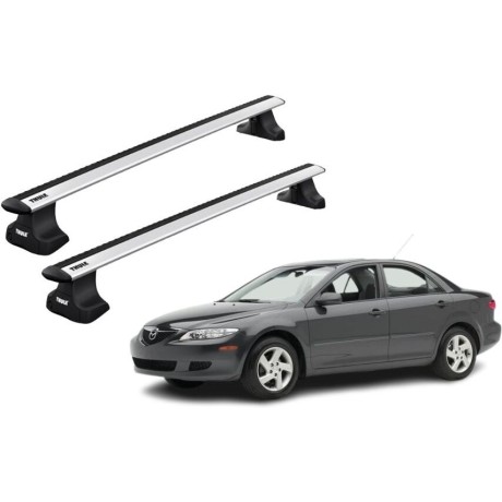 Barras THULE WingBar para autos MAZDA 6 2002 a 2007