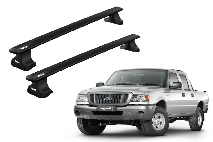 Barras THULE WingBar para camioneta FORD Ranger 2003 a 2011 negro