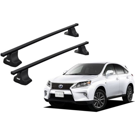 Barras THULE SquareBar para autos LEXUS RX 350/450 2009 a 2015