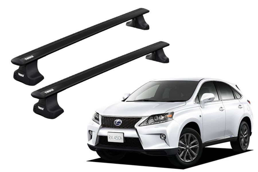 Barras THULE WingBar para autos LEXUS RX 350/450 2009 a 2015 negro