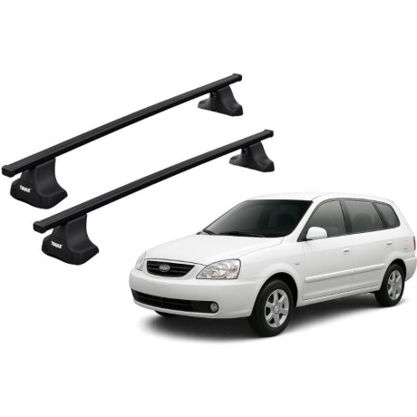 Barras THULE SquareBar para autos KIA Carens 2002 a 2006