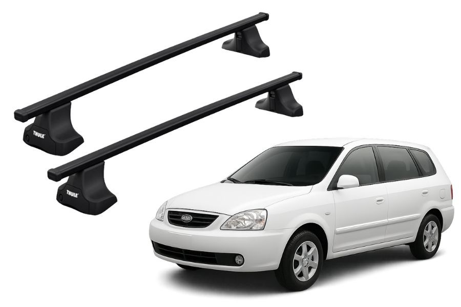 Barras THULE SquareBar para autos KIA Carens 2002 a 2006