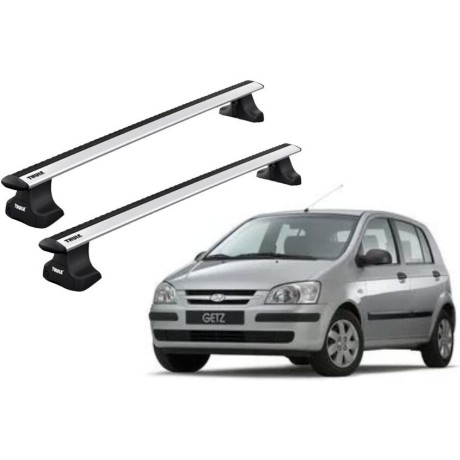 Barras THULE WingBar para autos HYUNDAI Getz 2002 a 2004