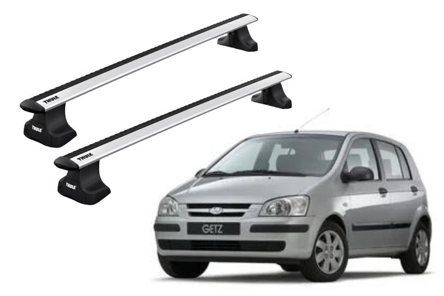 Barras THULE WingBar para autos HYUNDAI Getz 2002 a 2004