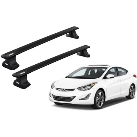 Barras THULE WingBar para autos HYUNDAI Avante desde 2016 negro