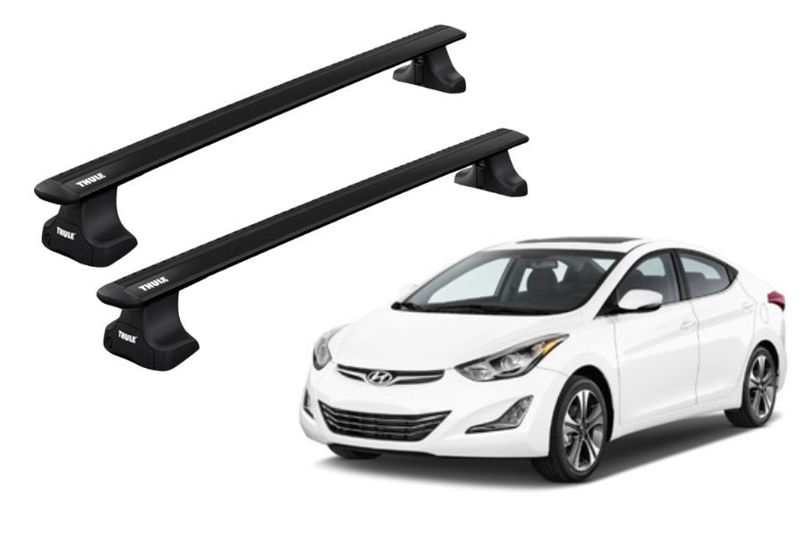 Barras THULE WingBar para autos HYUNDAI Avante desde 2016 negro