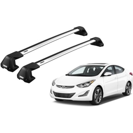 Barras THULE EDGE Flush para autos HYUNDAI Avante desde 2016