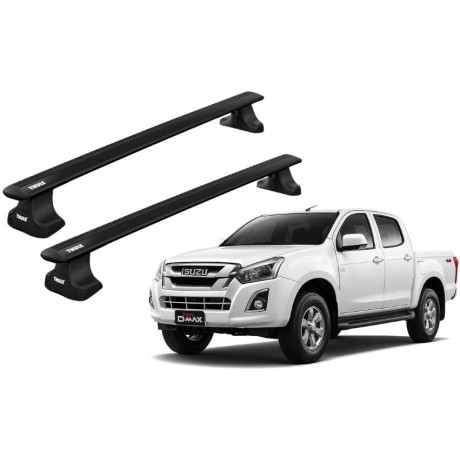 Barras THULE WingBar para camioneta ISUZU D-Max 2012 a 2020 negro