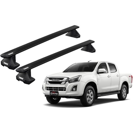 Barras THULE EVO WingBar para camioneta ISUZU D-Max 2012 a 2020 negro