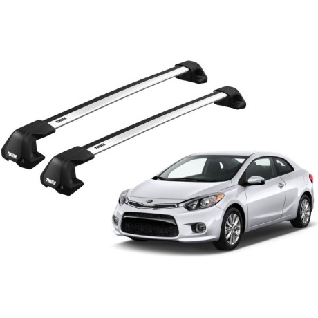 Barras THULE EDGE Flush para autos KIA Forte 2013 a 2018