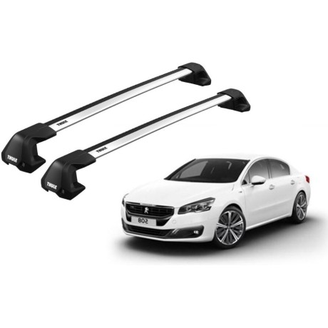 Barras THULE EDGE Flush para autos PEUGEOT 508 2011 a 2018