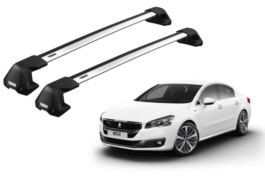 Barras THULE EDGE Flush para autos PEUGEOT 508 2011 a 2018