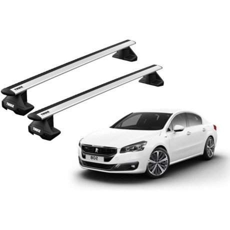 Barras THULE EVO WingBar para autos PEUGEOT 508 2011 a 2018
