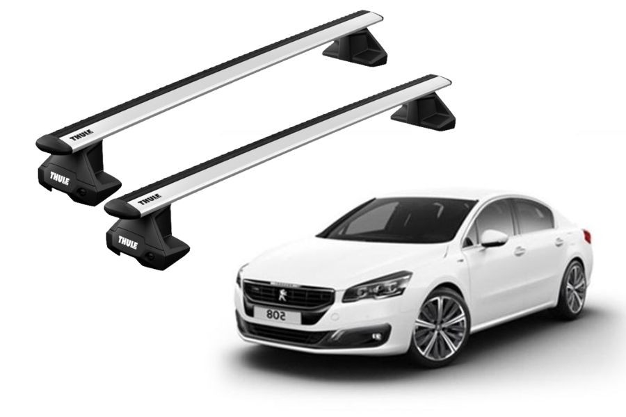 Barras THULE EVO WingBar para autos PEUGEOT 508 2011 a 2018
