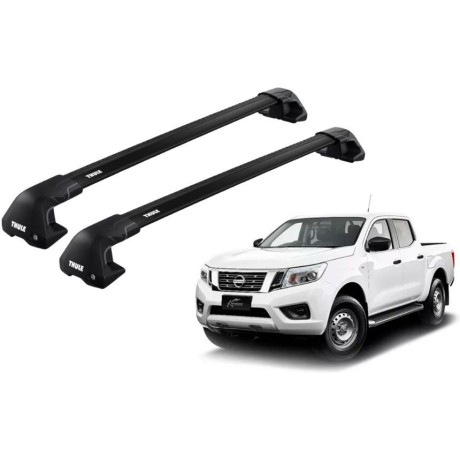Barras THULE EDGE Flush para camioneta NISSAN NP300 (D23) desde 2015 a 2019 negro