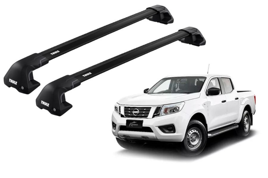 Barras THULE EDGE Flush para camioneta NISSAN NP300 (D23) desde 2015 a 2019 negro