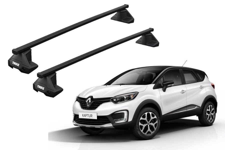 Barras THULE EVO SquareBar para autos RENAULT Captur 2013 a 2019