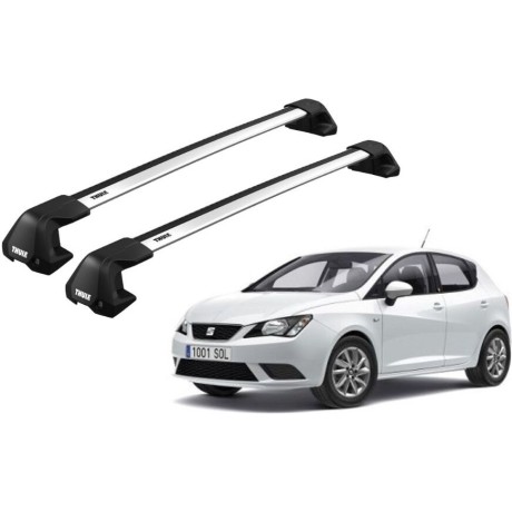 Barras THULE EDGE Flush para autos SEAT Ibiza 2008 a 2017