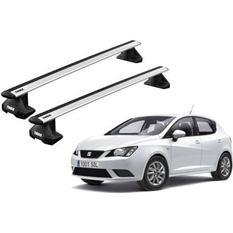 Barras THULE EVO WingBar para autos SEAT Ibiza 2008 a 2017