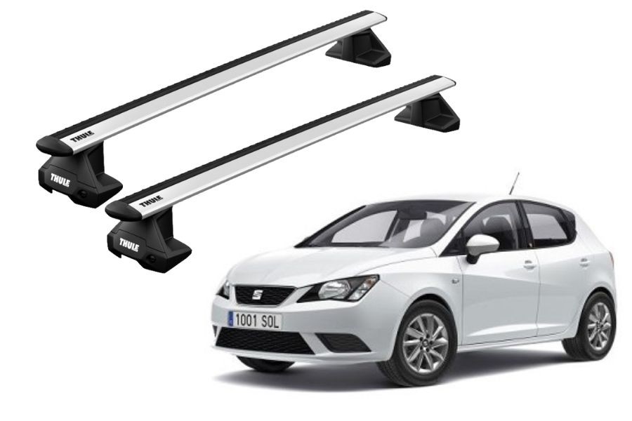 Barras THULE EVO WingBar para autos SEAT Ibiza 2008 a 2017