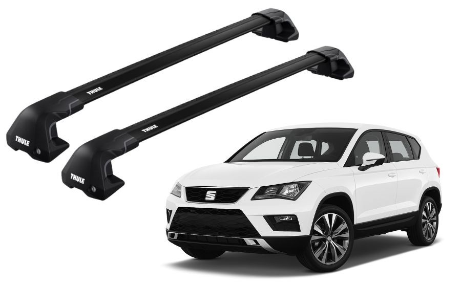 Barras THULE EDGE Flush para autos SEAT Ateca desde 2016 negro