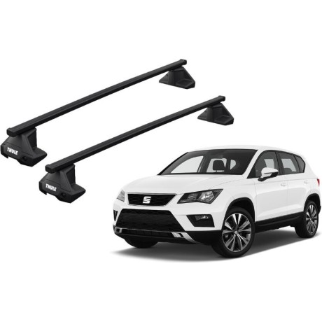 Barras THULE EVO SquareBar para autos SEAT Ateca desde 2016