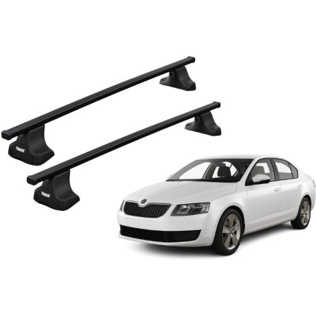 Barras THULE SquareBar para autos SKODA Octavia 2013 a 2020