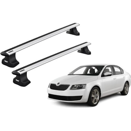 Barras THULE WingBar para autos SKODA Octavia 2013 a 2020