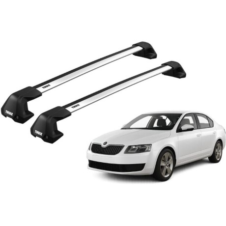 Barras THULE EDGE Flush para autos SKODA Octavia 2013 a 2020