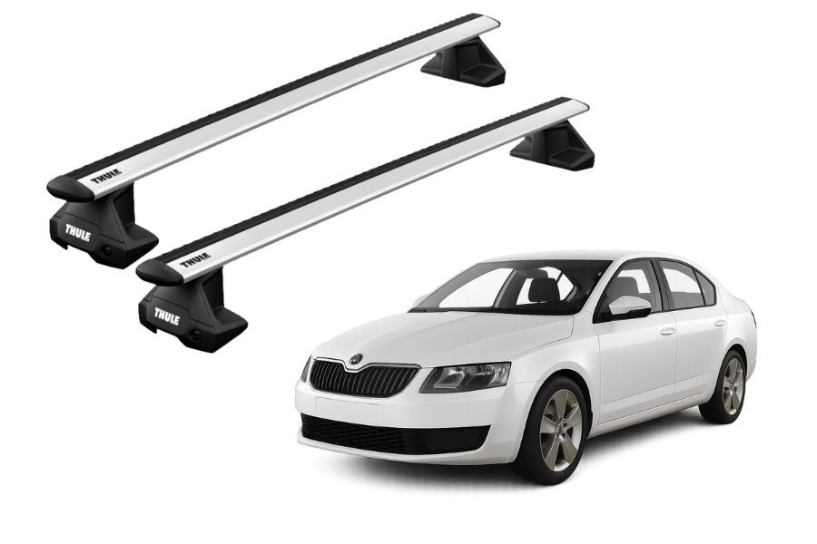 Barras THULE EVO WingBar para autos SKODA Octavia 2013 a 2020