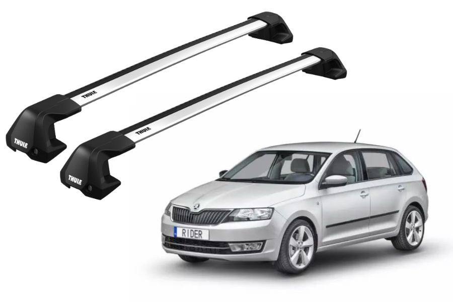 Barras THULE EDGE Flush para autos SKODA Rapid Spaceback desde 2014