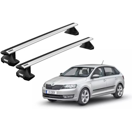 Barras THULE EVO WingBar para autos SKODA Rapid Spaceback desde 2014