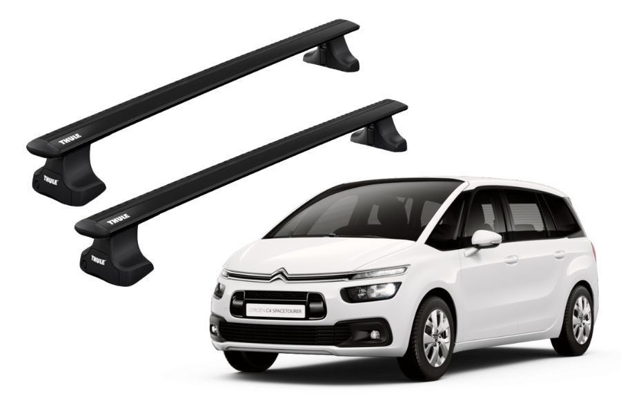 Barras THULE WingBar para autos CITROEN Grand C4 SpaceTourer desde 2014 negro