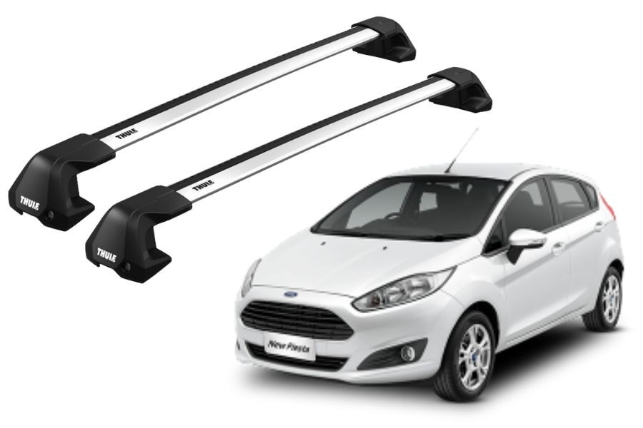 Barras THULE EDGE Flush para autos FORD Fiesta 2008 a 2017
