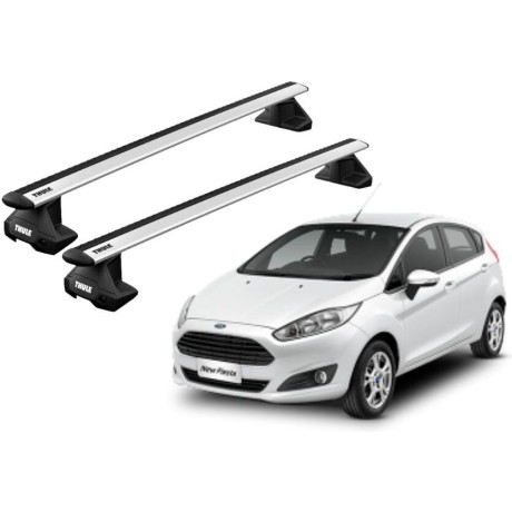 Barras THULE EVO WingBar para autos FORD Fiesta 2008 a 2017