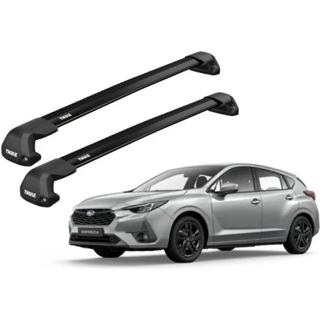 Barras THULE EDGE Flush para autos SUBARU Impreza desde 2023 negro