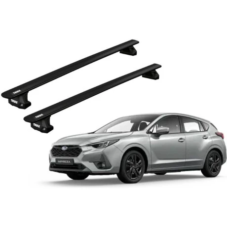 Barras THULE EVO WingBar para autos SUBARU Impreza desde 2023 negro