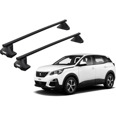 Barras THULE EVO SquareBar para autos PEUGEOT 3008 desde 2017 - 2023