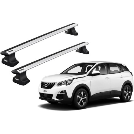 Barras THULE WingBar para autos PEUGEOT 3008 desde 2017 negro