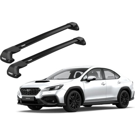 Barras THULE EDGE Flush para autos SUBARU WRX desde 2022 negro