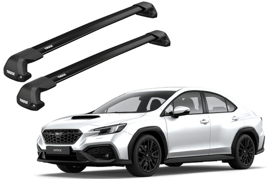 Barras THULE EDGE Flush para autos SUBARU WRX desde 2022 negro