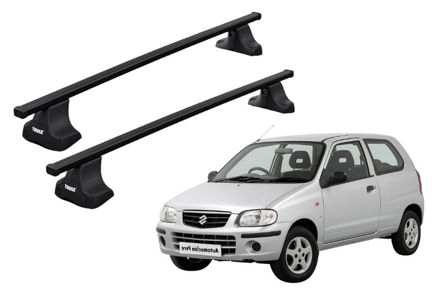 Barras THULE SquareBar para autos SUZUKI Ignis 2001 a 2005