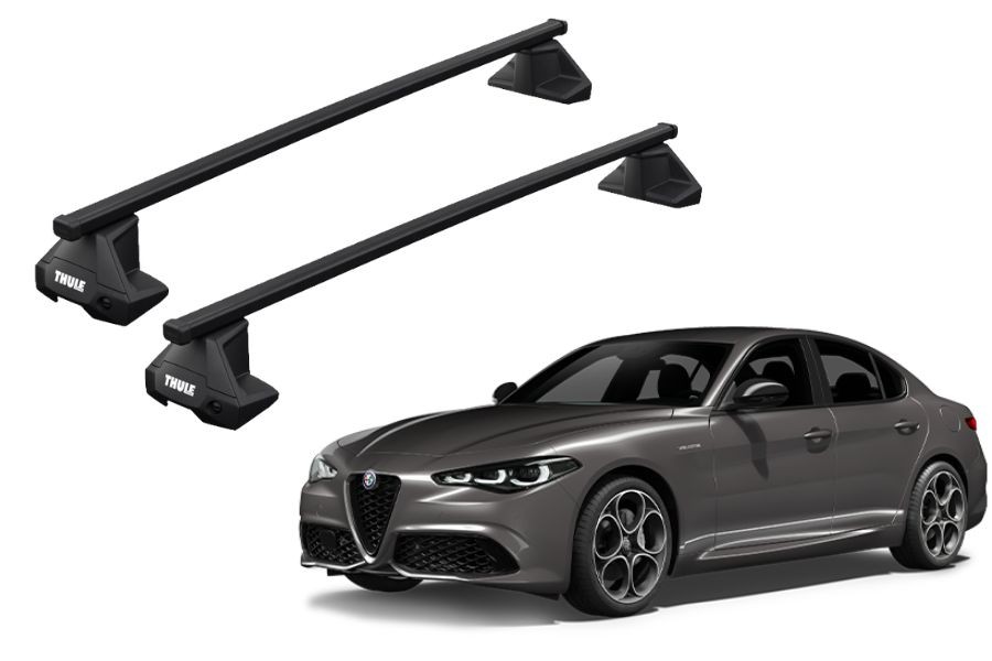 Barras THULE EVO SquareBar para autos ALFA ROMEO Giulia desde 2016