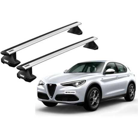 Barras THULE EVO WingBar para autos ALFA ROMEO Stelvio desde 2017