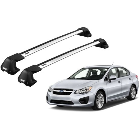 Barras THULE EDGE Flush para autos SUBARU Impreza 2011 a 2016